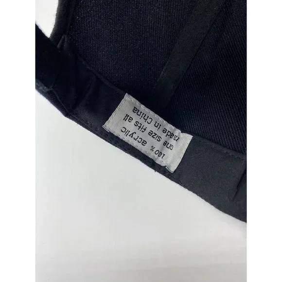 WWII Veteran Navy Blue Adjustable Adult Baseball Cap Hat Military Hook-Loop - Picture 7 of 7